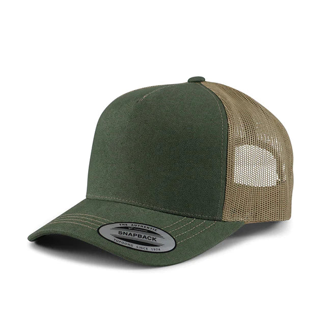American Stitch 5 Panel Denim Snapback Cap - Image 3