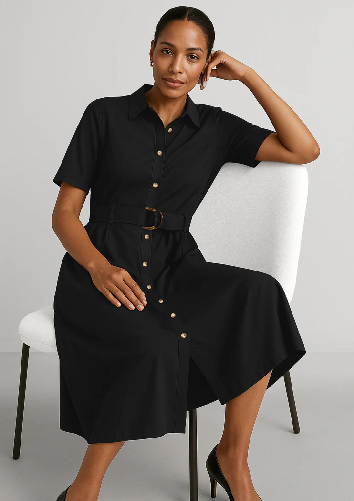 Biz Corp Womens Adele Midi Dress - Image 3