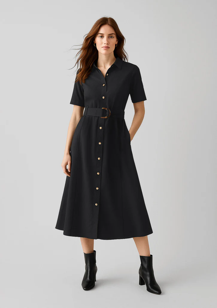 Biz Corp Womens Adele Midi Dress - Image 4