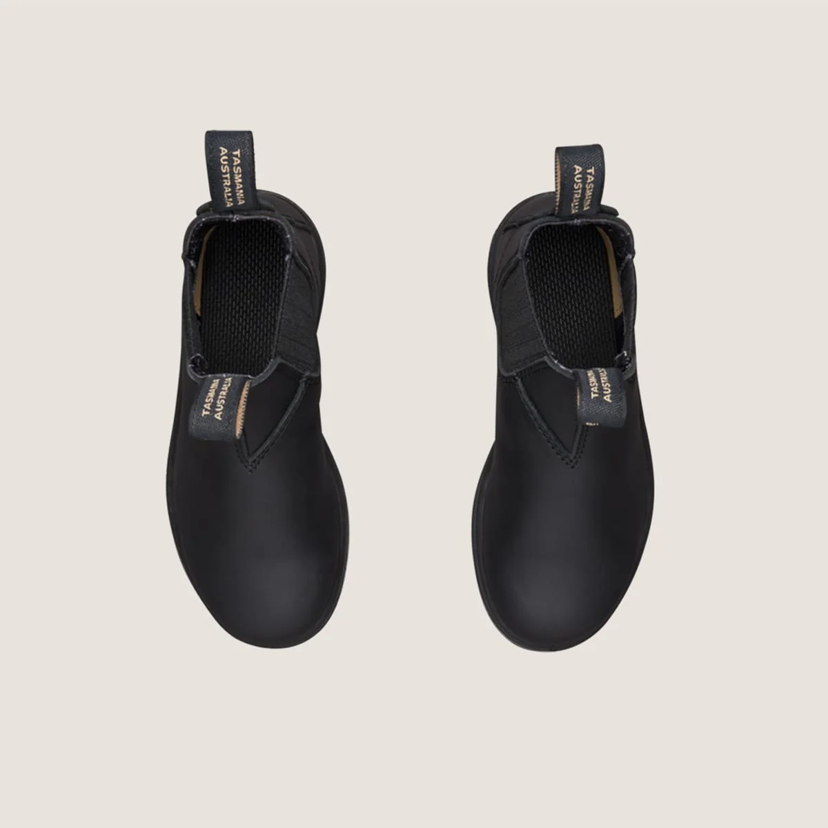 Childs Black Premium Leather Elastic Side Boot - Image 3