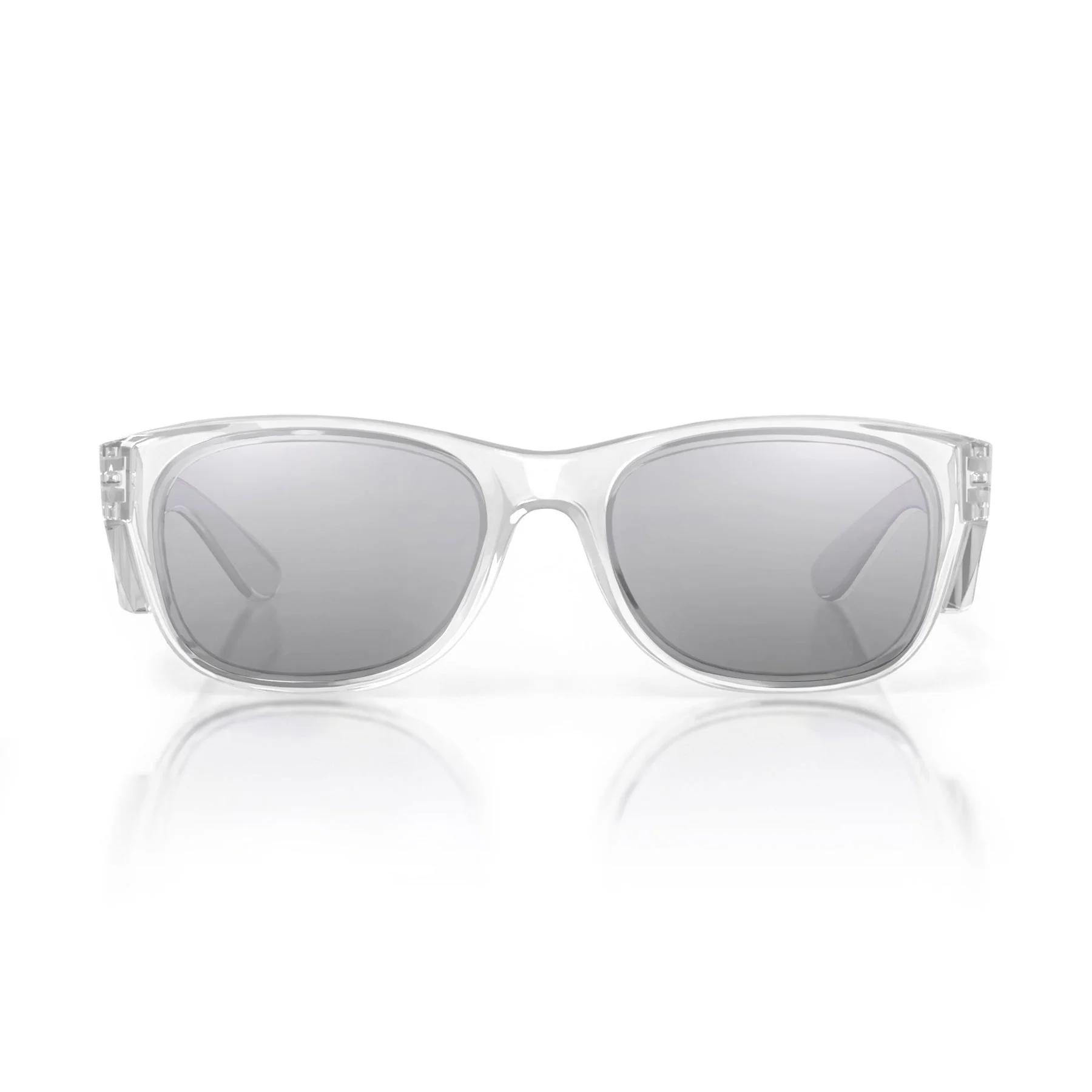 Classic Clear Frame Photochromic Hybrid Safety Glasses - Image 2