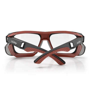 Converts Matte Graphite/Red Frame Clear Lens - Image 4