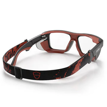 Converts Matte Graphite/Red Frame Clear Lens - Image 6