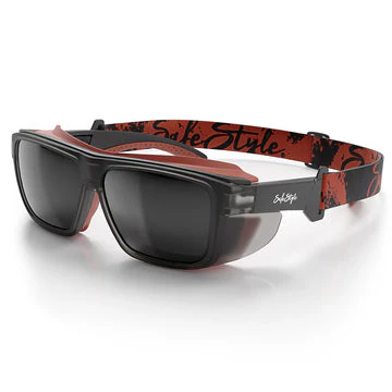 Converts Matte Graphite/Red Frame Grey Polarised Lens - Image 5