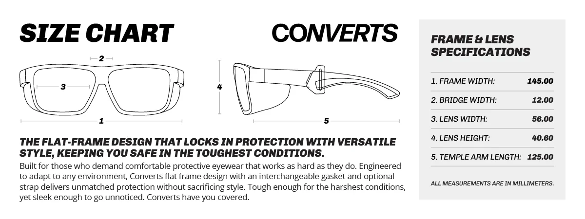 Converts Matte Graphite/Red Frame Grey Polarised Lens - Image 9