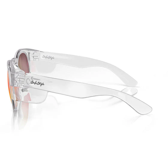 Cruisers Clear Frame/Mirror Red Polarised UV400 - Image 3