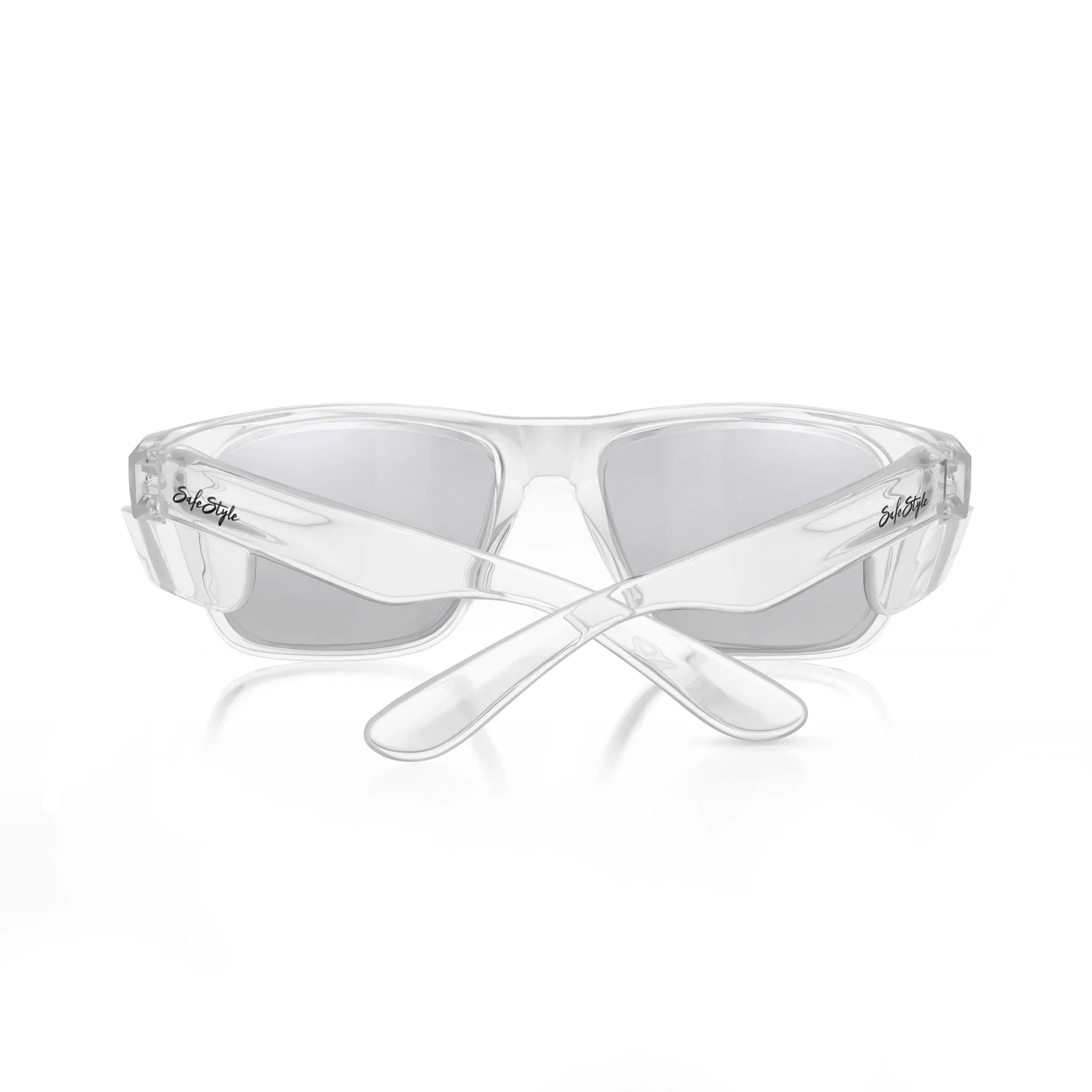 Fusion Clear Frame Photochromic Hybrid Safety Glasses - Image 4