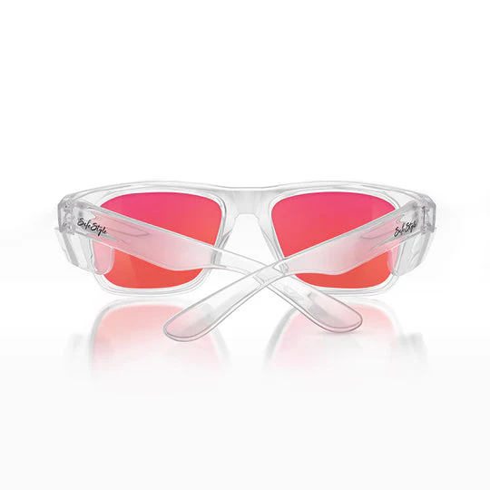 Fusions Clear Frame/Mirror Red Polarised UV400 - Image 4