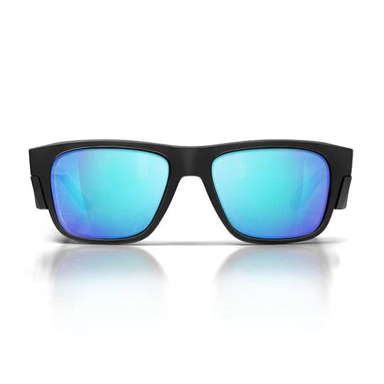 Fusions Matte Black Frame/Mirror Blue Polarised UV400 - Image 2