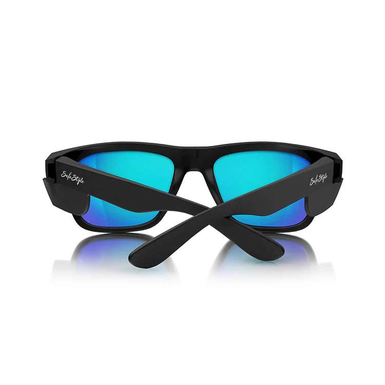 Fusions Matte Black Frame/Mirror Blue Polarised UV400 - Image 4