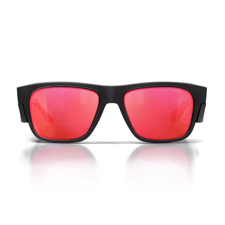Fusions Matte Black Frame/Mirror Red Polarised UV400 - Image 2