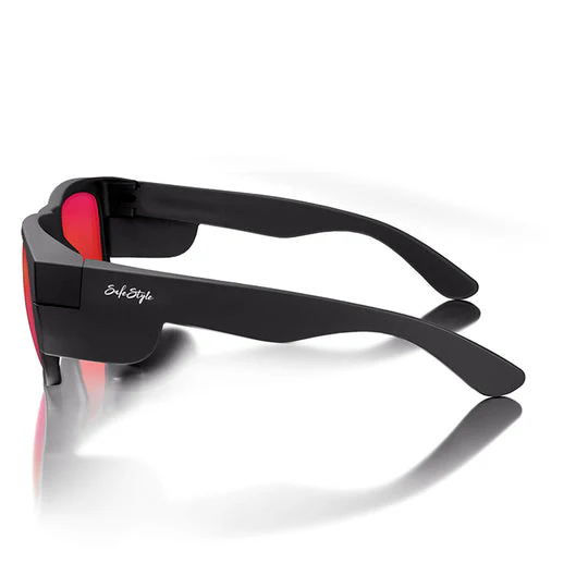 Fusions Matte Black Frame/Mirror Red Polarised UV400 - Image 3