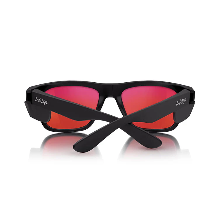 Fusions Matte Black Frame/Mirror Red Polarised UV400 - Image 4