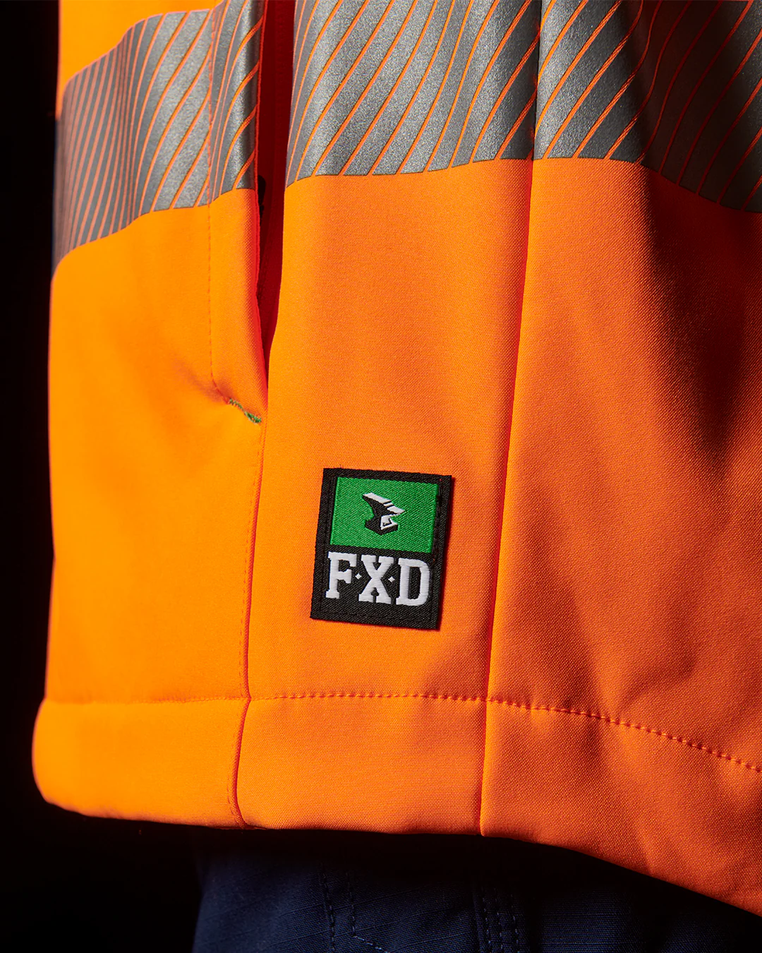 FXD WO3T Hi Vis Softshell Work Jacket - Image 4