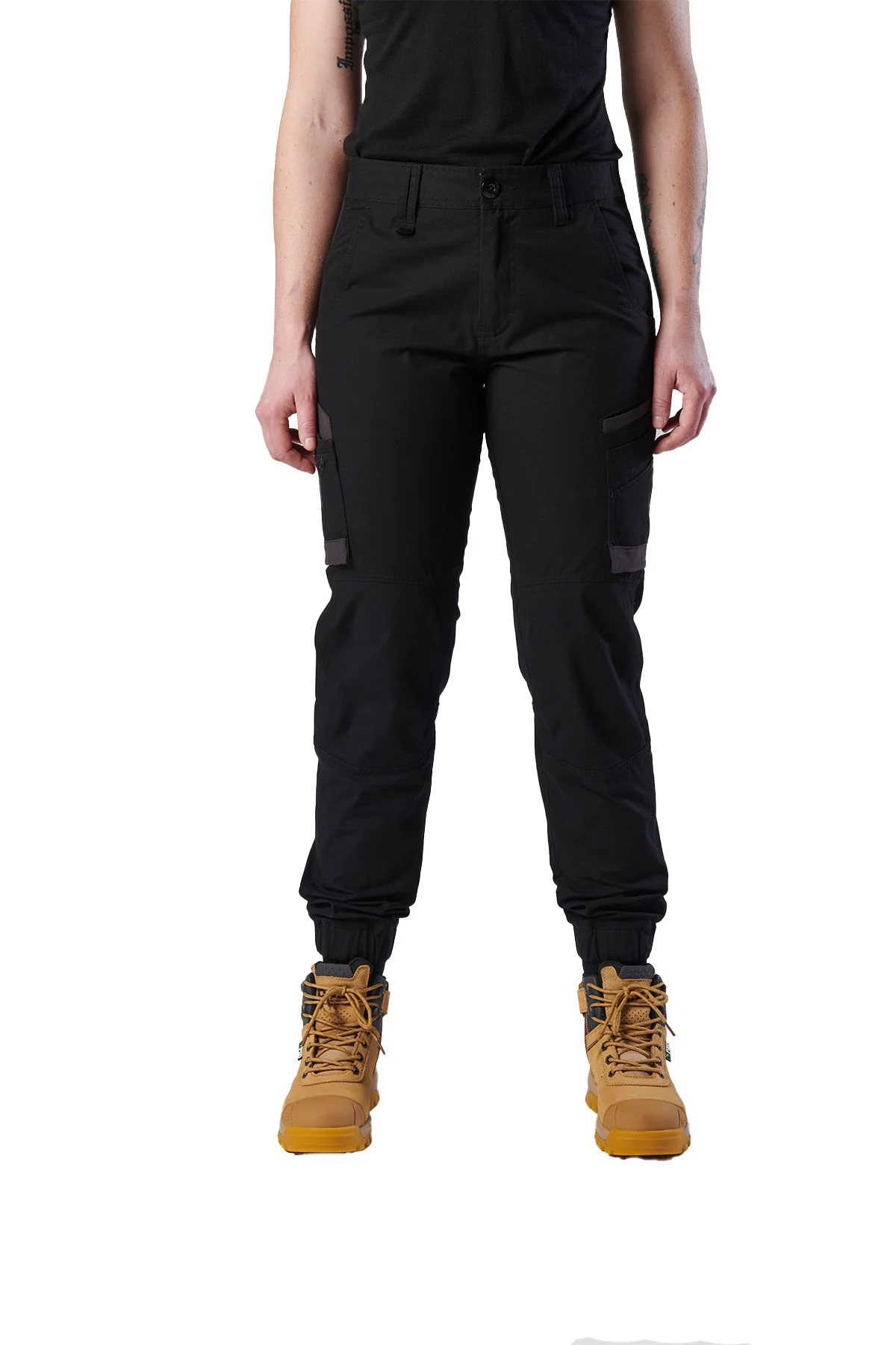 FXD WP8W Womens Cuffed Lightweight Ripstop Work Pant - Image 4