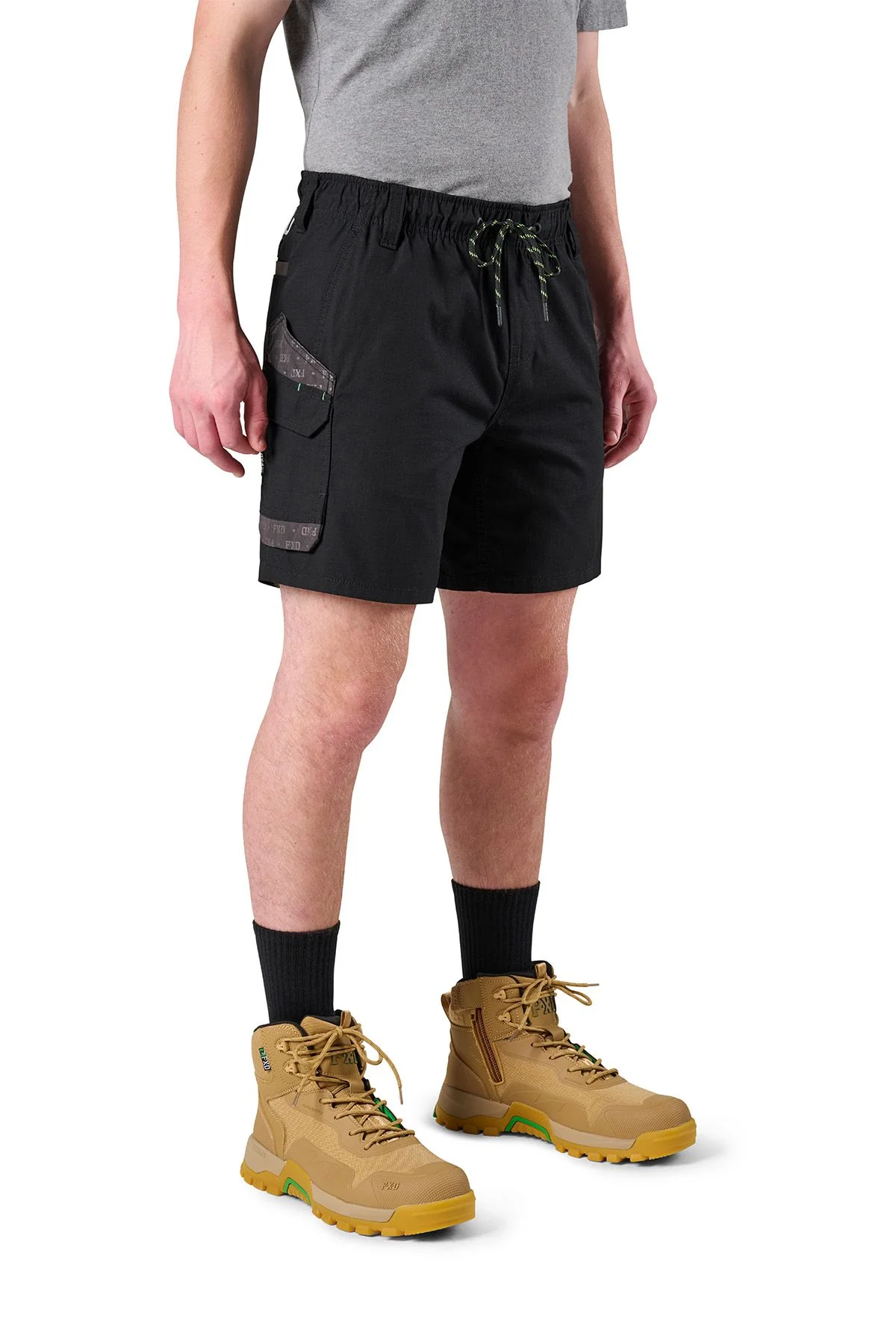 FXD WS7 Elastic Waist Lightweight Ripstop Cargo Short - Image 6
