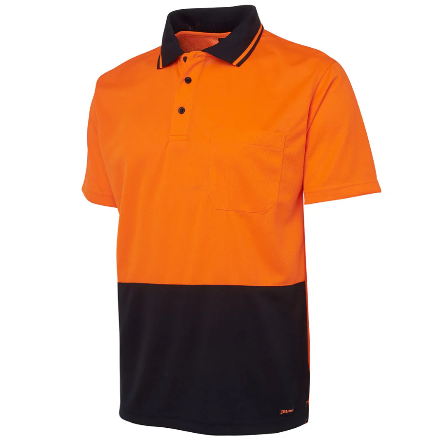 Hi Vis Non Cuff Tradie Polo - Image 5