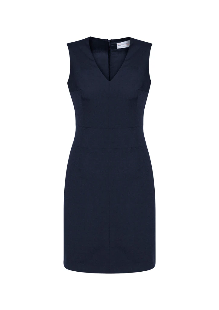 Ladies Sleeveless V-Neck Dress - Image 6