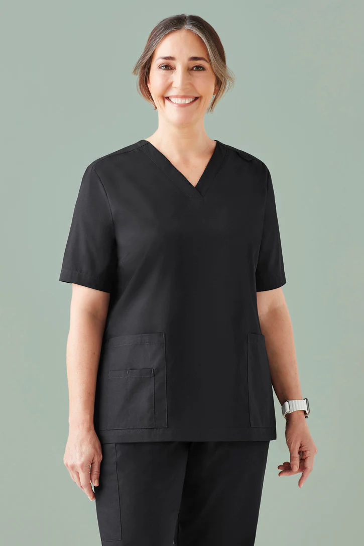 Ladies Tokyo V-Neck Scrub Top - Image 5