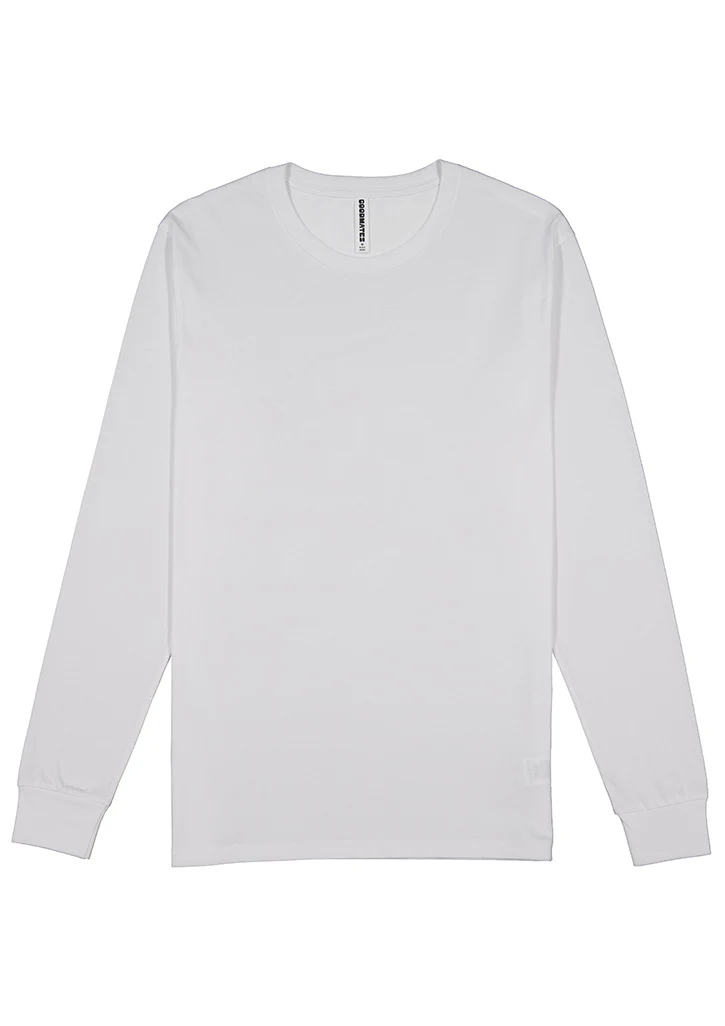 Mens Basis Long Sleeve Tee - Image 4