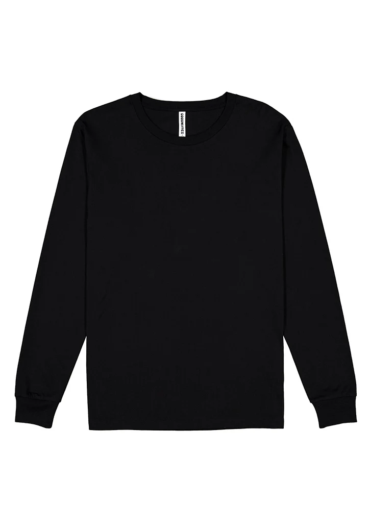 Mens Basis Long Sleeve Tee - Image 6