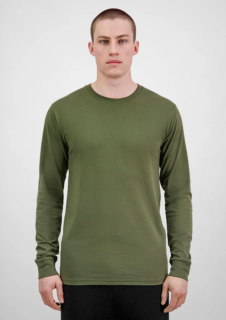 Mens Basis Long Sleeve Tee - Image 7