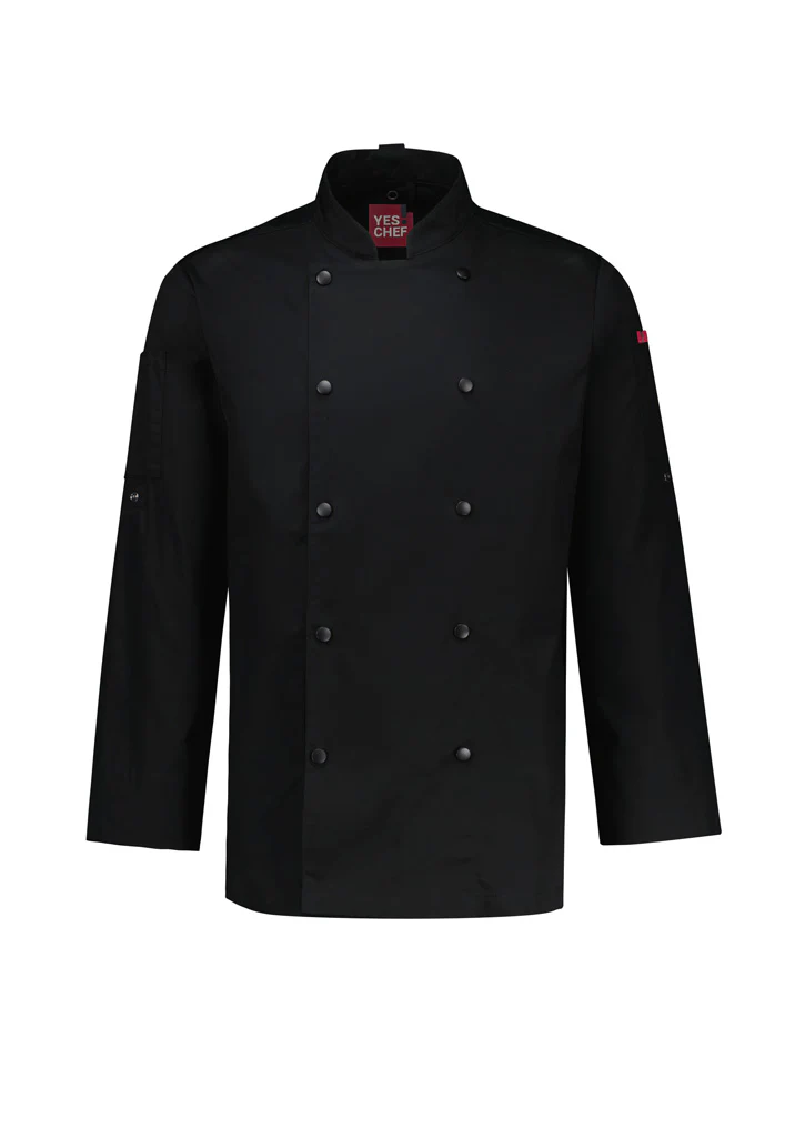Mens Gusto Long Sleeve Chef Jacket - Image 5