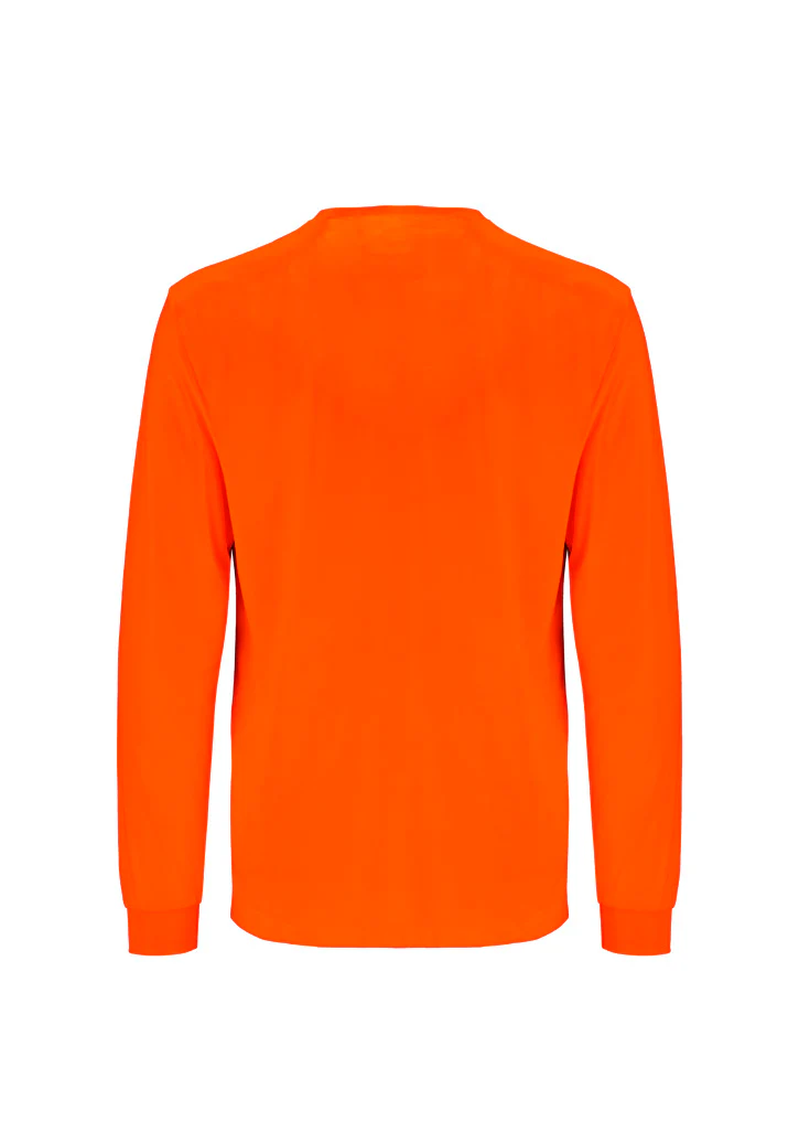 Mens Hi Vis Long Sleeve Tee - Image 2