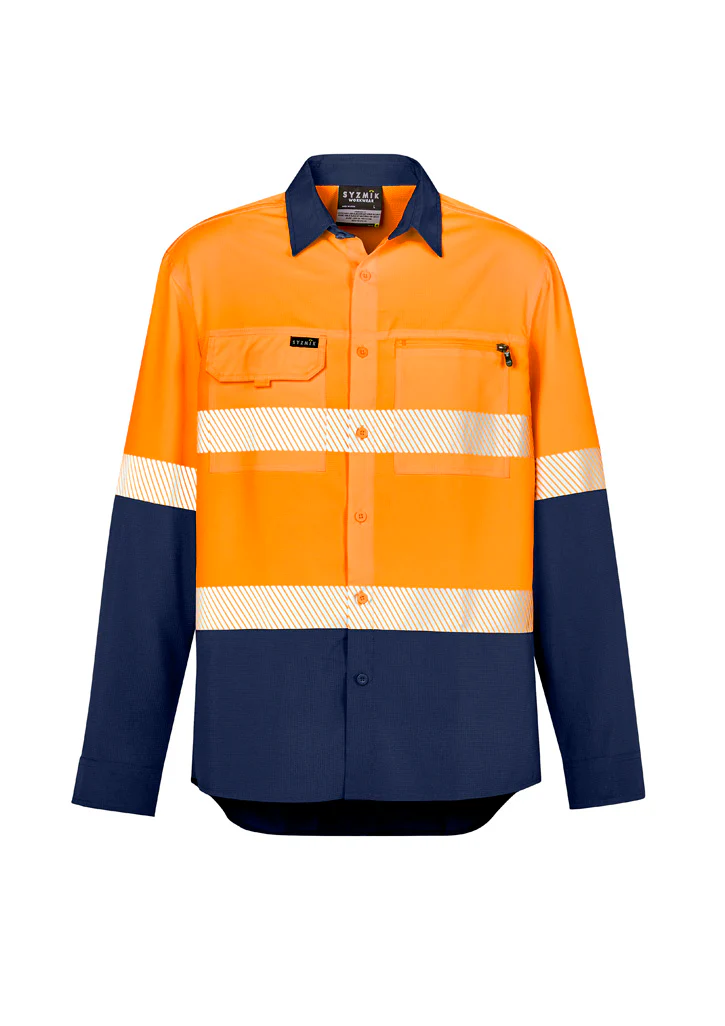 Mens Segmented Taped L/S Shirt - Image 2