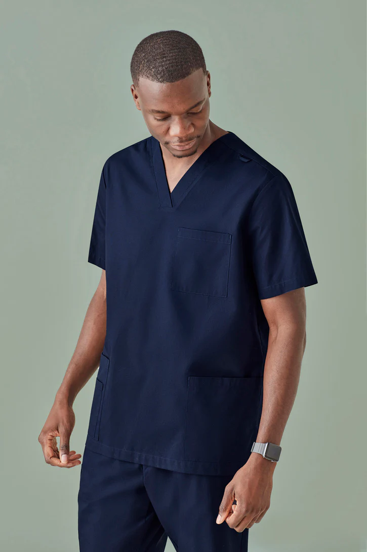 Mens Tokyo V-Neck Scrub Top - Image 4