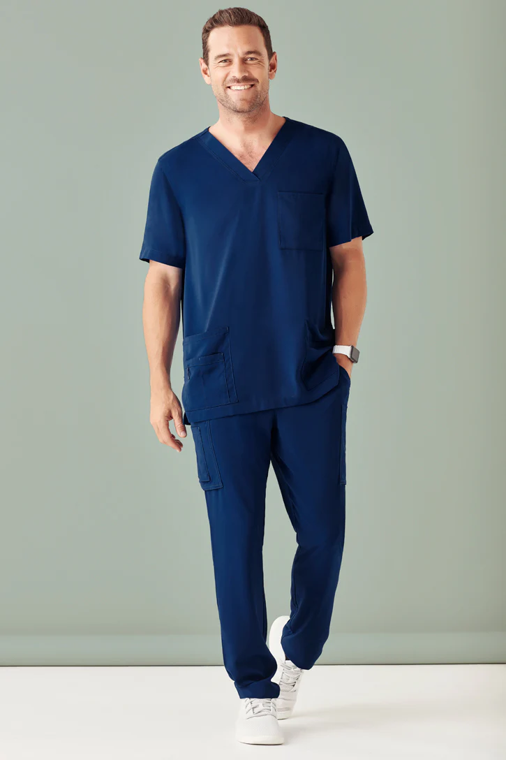 Mens V-Neck Scrub Top - Image 4
