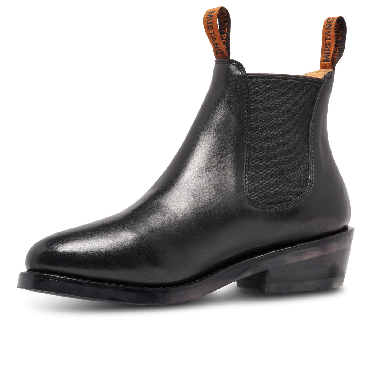 Mustang Signature Womens Pull Up Leather Boot - Image 3