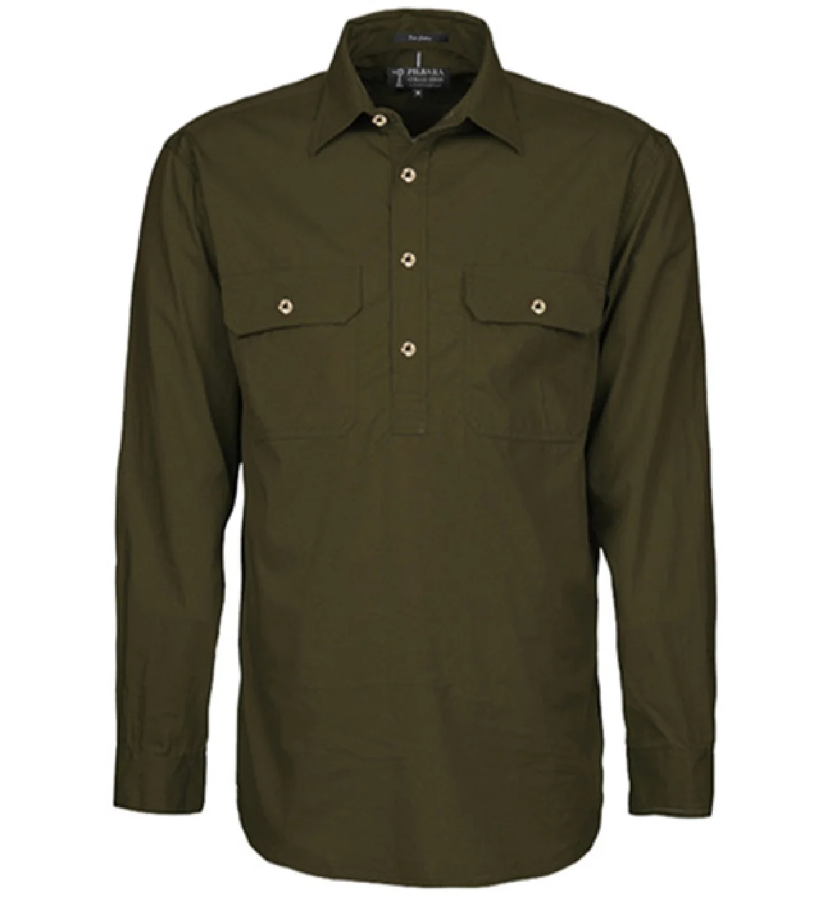 Pilbara Shirt Mens Closed Front Long Sleeve Shirt - Image 15