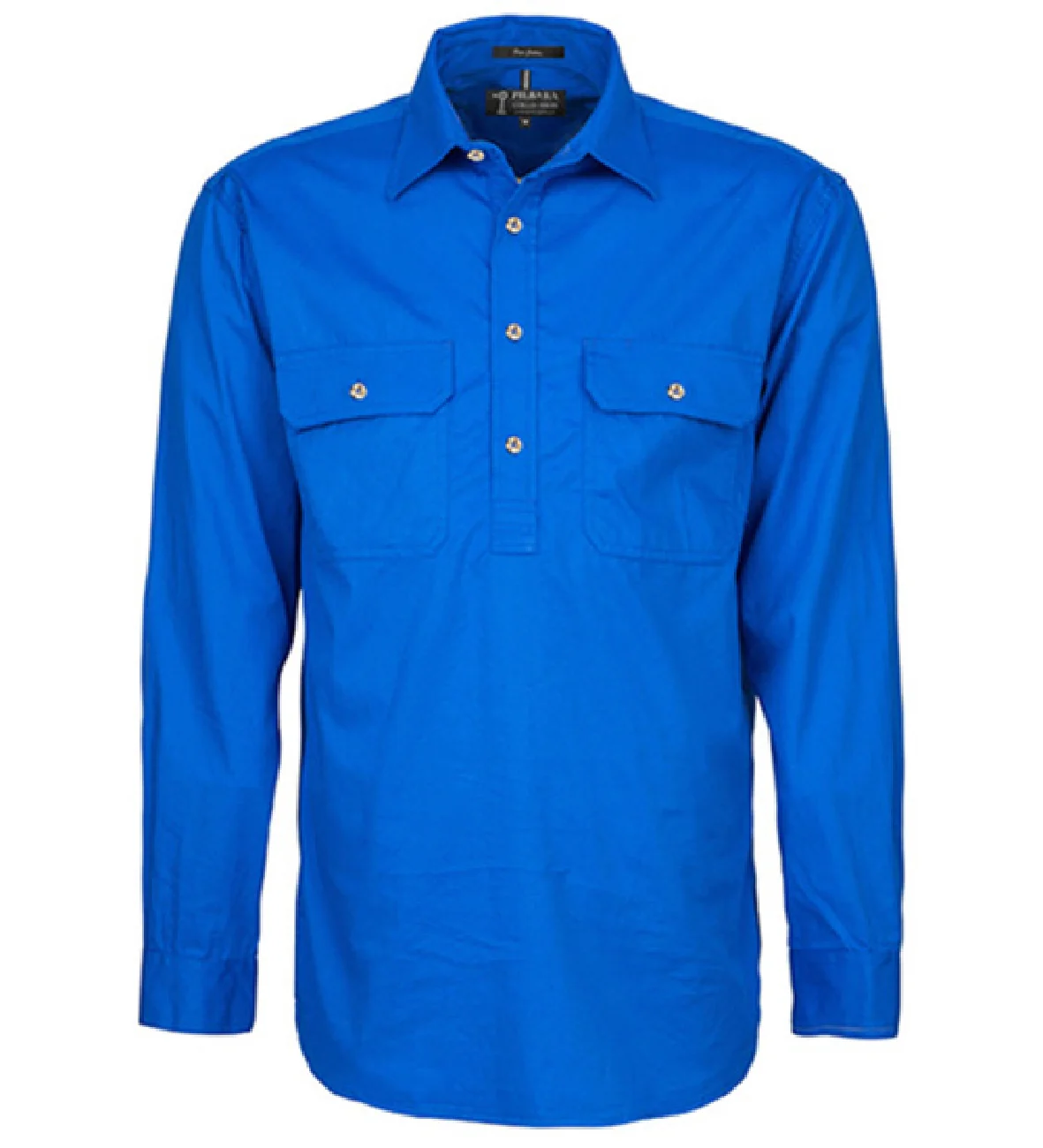 Pilbara Shirt Mens Closed Front Long Sleeve Shirt - Image 4
