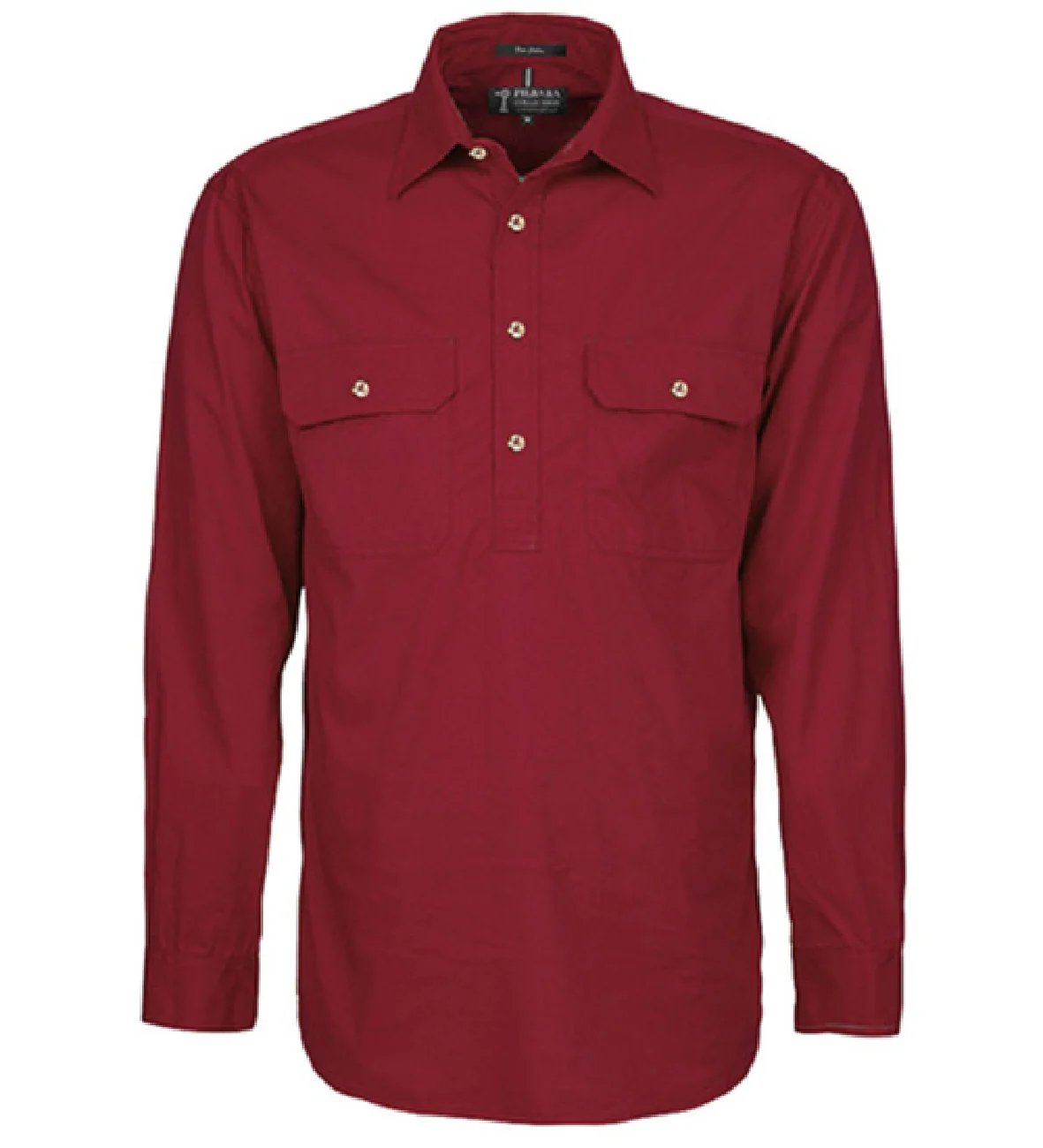 Pilbara Shirt Mens Closed Front Long Sleeve Shirt - Image 5