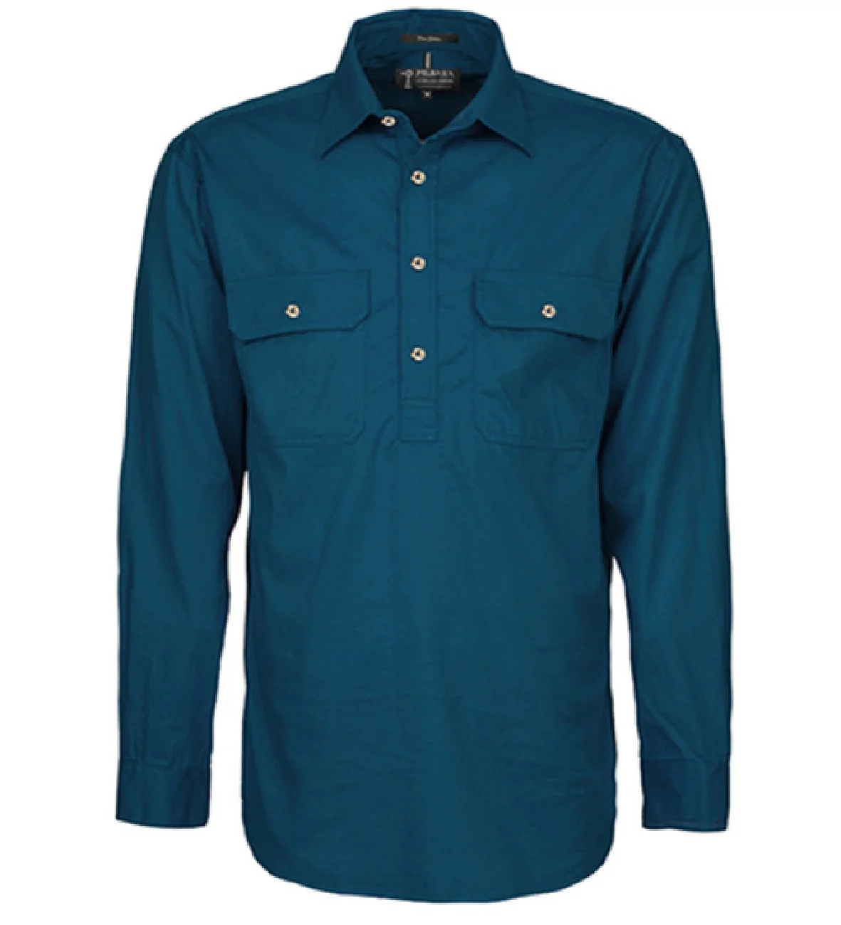 Pilbara Shirt Mens Closed Front Long Sleeve Shirt - Image 7
