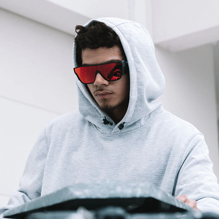 Primes Matte Black Frame/ Red Reflectors Lens - Image 5