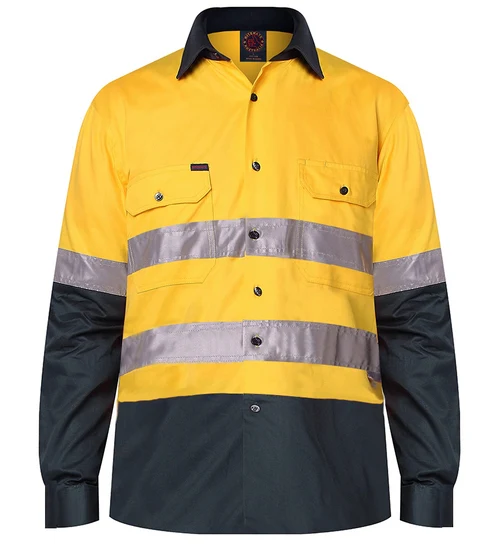 Rm1050R 2 Tone Open Front Long Sleeve - Reflective - Image 5