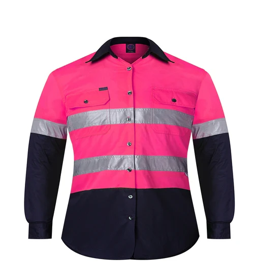 Rm4050R Kids 2 Tone Long Sleeve Reflective Shirt - Image 4