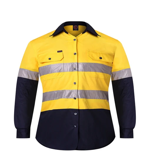 Rm4050R Kids 2 Tone Long Sleeve Reflective Shirt - Image 5