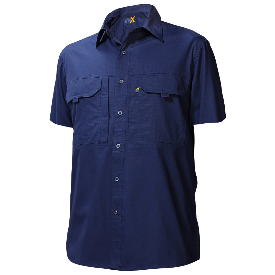 Rmx Short Sleeve Lightweight Ripstop Utility Shirt - Image 4
