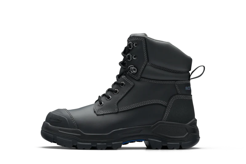 RotoFlex Black Water Resistant 150mm Zip Steel Nitrile Safety Boot - Image 6
