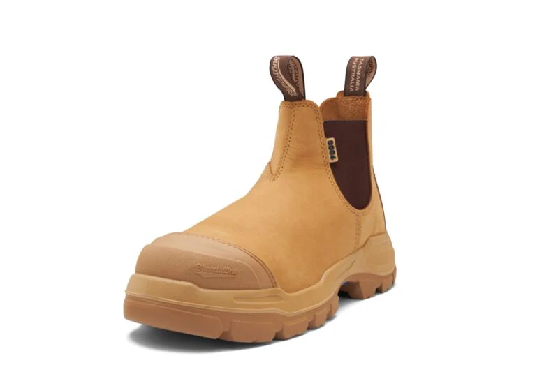 RotoFlex Wheat Water Resistant Elastic Sided Steel Nitrile Safety Boot - Image 4