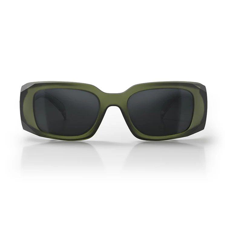 SafeStyle Auras Matte Moss Green Frame Grey Polarised Lens - Image 2