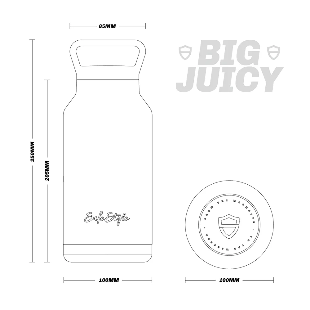 SafeStyle Big Juicy 1L Water Bottle - Image 3