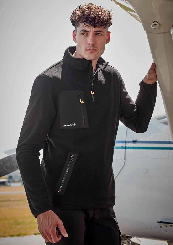 Streetworx Lightweight 1/4 Zip Polar Fleec Jumper - Image 4