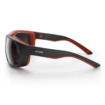 Switches Matte Black/Red Frame Grey Polarised Lens - Image 3