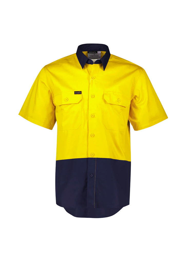 Syzmik Hi Vis Short Sleeve Shirt - Image 2