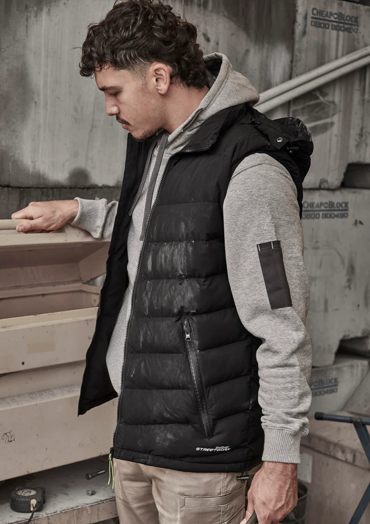 Syzmik Hooded Puffer Vest - Image 5