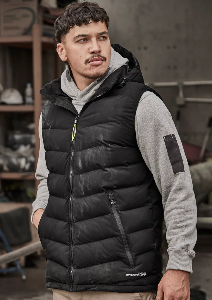 Syzmik Hooded Puffer Vest - Image 7